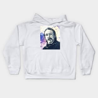 Robert Louis Stevenson Portrait | Robert Louis Stevenson Artwork 14 Kids Hoodie